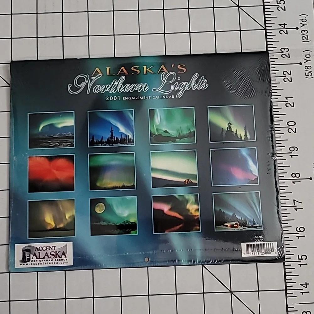 Vintage - Alaska's Northern Lights 2001 Engagement Calendar‎
